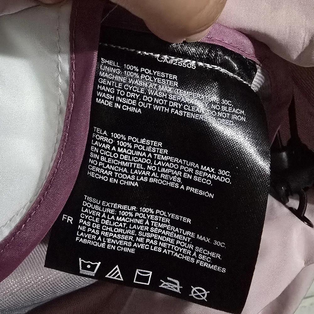 Noize Naomi Oversized Quarterzip Windbreaker Jacket Pink size L‎